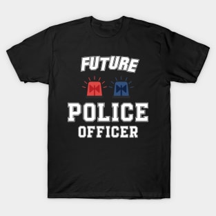 Kids Future Police Officer Fun Novelty T-Shirt
